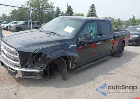 2015 Ford F150 Supercrew из США, поврежденный, VIN 1FTFW1EG2FFA86566